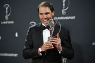 Rafael Nadal pictured at the 2025 Laureus World Sports Awards in Madrid - Image Source: Getty